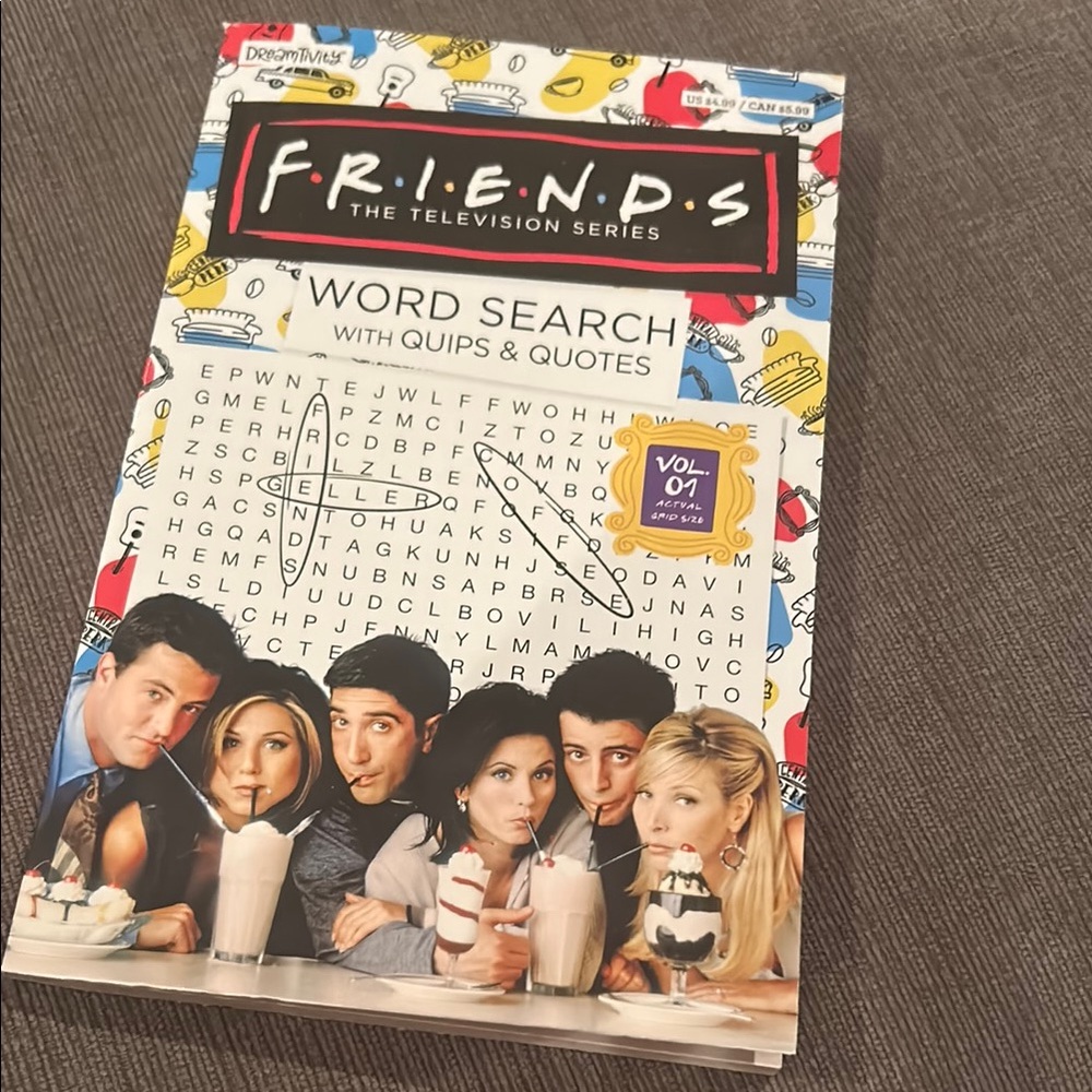 FRIENDS Word Search Activity Book NEW